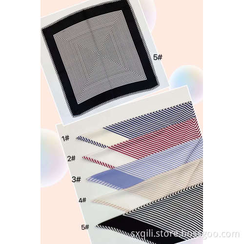 spring and summer professional women print scarves silk